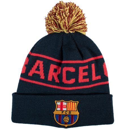 Lyžařská čepice FC Barcelona